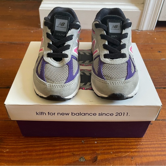 New Balance 990v4 x Kith - Toddle Size 8 - Picture 4 of 7
